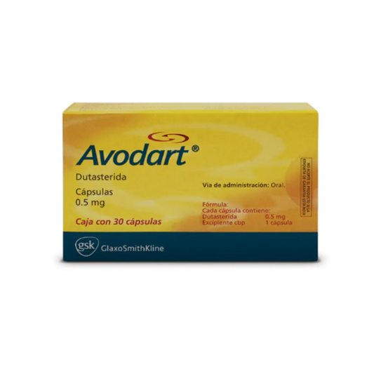 Avodart 0.5 mg Caja c/30 Cápsulas