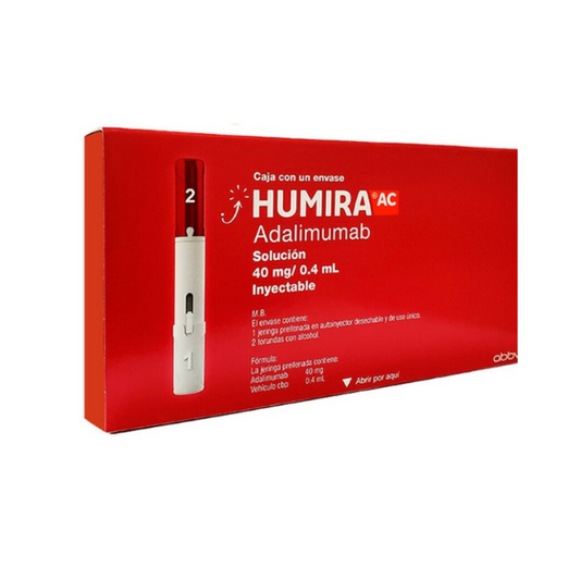 Humira 40 mg/0.4 ml Caja con 1 Jeringa Prellenada