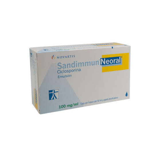 Sandimmun Neoral Emulsión 100 mg/ml Caja con Frasco 50 ml