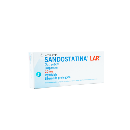 Sandostatina LAR 20 mg Caja c/Jeringa 2 ml