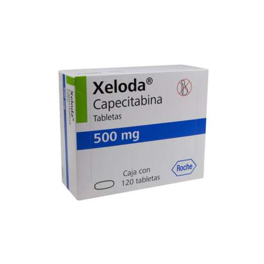 Xeloda 500 mg Caja c/120 Tabletas