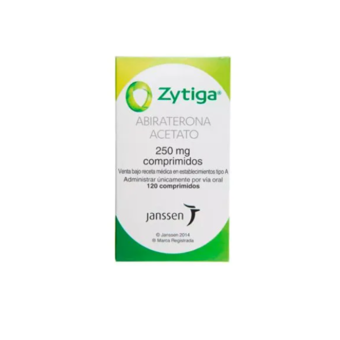 Zytiga 250 mg Caja con Frasco c/120 Tabletas